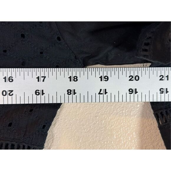 NWT Skingraft Modern Goth Dark Cottagecore Tiered Frill Long Sleeve Smock Dress - Picture 15 of 15